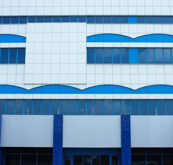 Превью новости Покрашен фасад «РОСАТОМ»