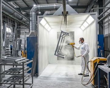 Покраска изделий из оцинкованной стали