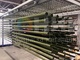 Порошковая окраска металлических труб в матовый RAL 6003 (оливково-зелёный) — миниатюра